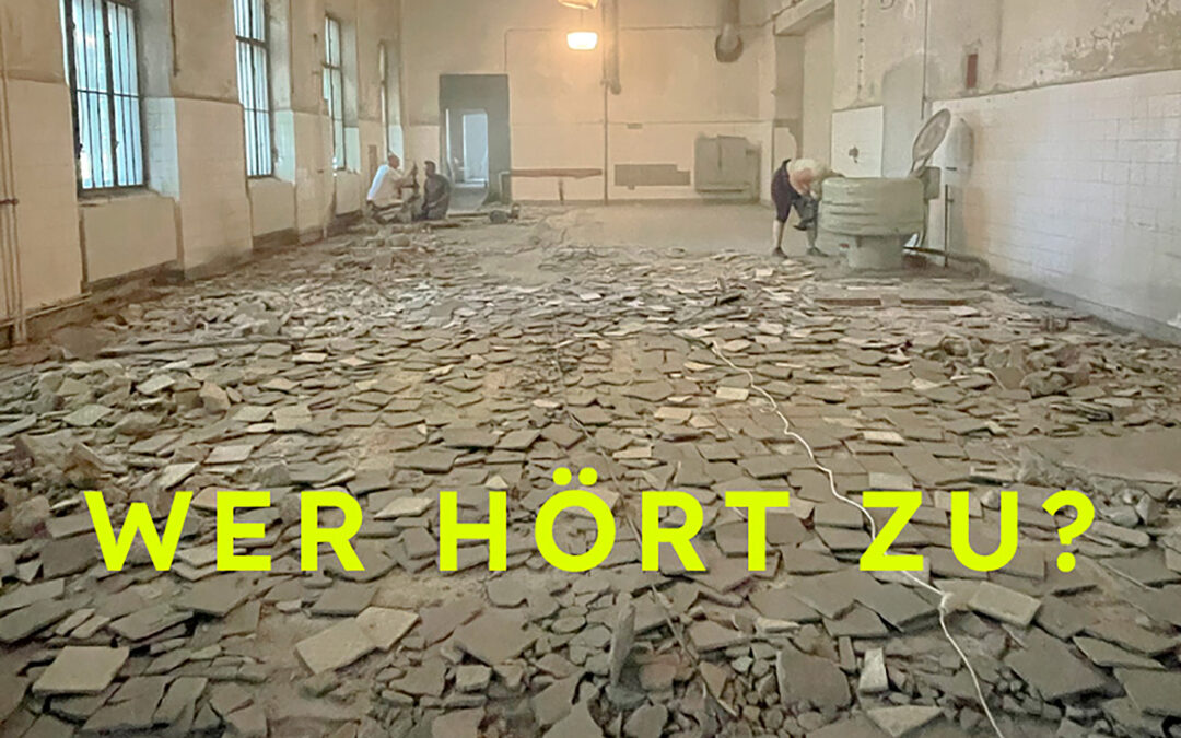 WER HÖRT ZU? 1. Gespräch mit Frederik Marroquín